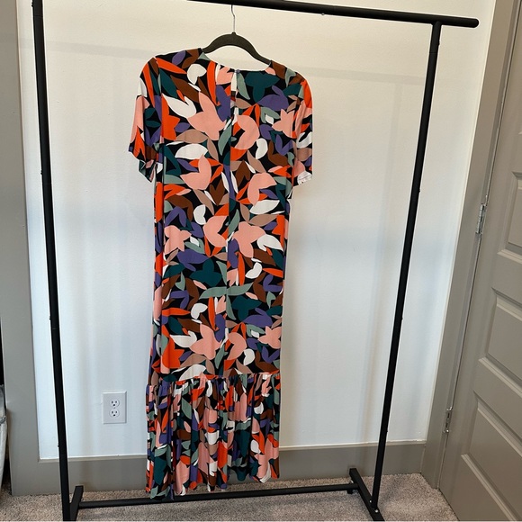 Anthropologie Multicolor Abstract Maxi Dress - Picture 6 of 6